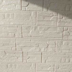 Autocollant Effet Pierres 3D Blocs Gris-Grège