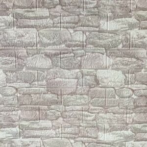 Autocollant Effet Pierres 3D Galets Gris